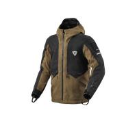 Revit Tectonic H2O Veste textile de moto imperméable, noir/marron, Taille S