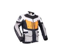 Richa Infinity 2 Adventure veste textile de moto imperméable, noir-gris-orange, taille S