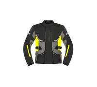Richa Infinity 3 Pro Veste textile de moto imperméable, noir-gris-jaune, taille S pour homme