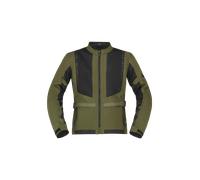 Richa Monaco Mesh WP Veste textile de moto imperméable, noir-vert, taille S pour homme