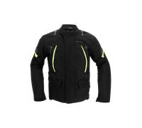 Richa Phantom 3 veste textile de moto imperméable, noir/jaune, Taille XXL