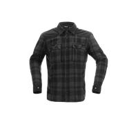 Richa Wisconsin chemise de moto imperméable, noir-gris, taille L pour homme
