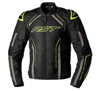 RST S-1, veste textile imperméable M Noir/Gris/Jaune Néon Noir/Gris/Jaune Néon
