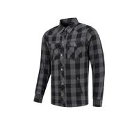 Rusty Stitches Neil V2, chemise/veste textile M Gris/Noir Gris/Noir