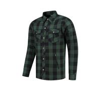 Rusty Stitches Neil, chemise/veste textile M Vert Foncé/Noir Vert Foncé/Noir