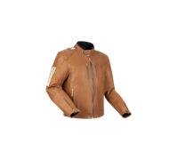 Segura Orion Blouson en cuir de moto imperméable, beige, taille 3XL pour homme