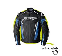 Veste moto textile homme RST Tractech Evo 5 CE - bleu/noir/blanc