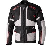 Veste moto textile RST Endurance CE - noir/argent - 3XL S