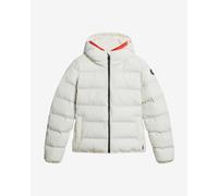 Veste Napapijri Newton blanc pur orange femme - M