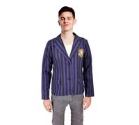 Veste Nevermore Academy uniforme scolaire costume déguisement garçon fille officiel Mercredi Addams (Taille 10-12 ans) 10-12 ans