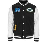 Veste - NEW ERA - Varsity NFL Sideline - Green Bay Packers - Manches simili-cuir - Mélange polyester/laine XXL