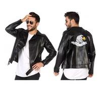 Veste noire rock déguisement homme Noir G