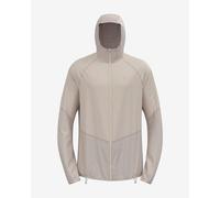 Veste Odlo Dual Dry Waterproof blanc neutre - S