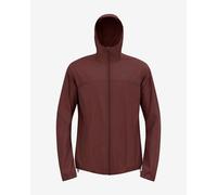Veste Odlo Zeroweight Waterproof marron foncé - M
