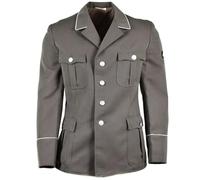 Veste Officier Uniforme de Cérémonie Originale NVA de l'Armée Allemande de l'Est Grise Militaire NEUVE, gris, Taille unique