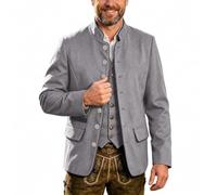 Veste Oktoberfest Homme Janker Traditionnel Mode Bavaroise | Veste Bavaroise Manches Longues Col Montant, Mode Janker Léger, Cardigan Moderne, Tenue Wiesn