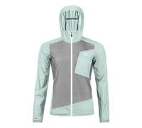 Veste ORTOVOX TRACE WINDBREAKER JKT W (green sage) Femme M