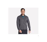 Skechers La Veste ottomane Capuche, Asphalte, M Homme