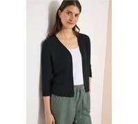 Veste ouverte à manches 3/4 en look ajouré