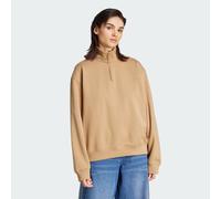 Veste oversize quart de zip linéaire Essentials Beige XS