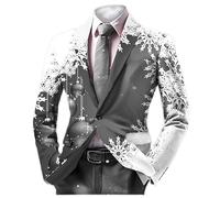 Veste Paillette Homme Veste Casual, Coupe Slim Fit Boutons Couleur Unie Élégant pour Affaires Mariage Remise De Diplôme Blazer De Costume Chic Adaptée À Quatre Saisons