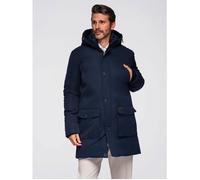 Veste Parka avec Poches Cargo et Capuche - Ombre - Pour Homme - Bleu marine S