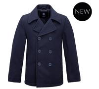 Veste Pea Coat - US Caban - Noir Boutons - Marine - Homme XXXXL