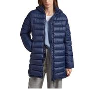 Pepe Jeans Maddie Long Veste matelassée, Bleu (Dulwich), XS Femme