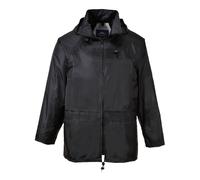 Portwest S440 Veste de Pluie Classique Imperméable Légère pour Hommes Noir, 4XL