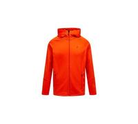Veste polaire a capuche peak performance rider essentials orange homme