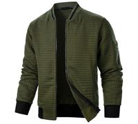 Veste polaire à fermeture éclair intégrale pour homme Col montant Coupe-vent Manteaux tactiques d'hiver avec poches zippées Premium Micro Polaire Veste Fonctionnelle Vêtements de Travail Habits