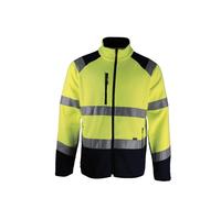 Veste polaire BASIC HV ARTIFICE JAUNE MARINE - LMA LEBEURRE - 2322 3XL