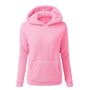 Veste polaire capuche pour femme, veste d'hiver chaude en polaire pour femme, en peluche tendance simple et douillette, manteau d'hiver capuche, manteau manches Manteaux Femmes Mode Habillé (XXL)