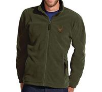 Veste polaire: Cerf - Cadeaux pour un Chassseur - Veston pour la chasse - Vêtements de travail - Fleece Jacket Outdoor - Montagne - Sport - Loisirs - Verte - Unisex (L)