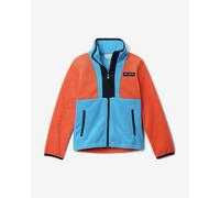 Veste polaire Columbia Back Bowl II Full Zip Fleece orange bleu pour enfant - XL