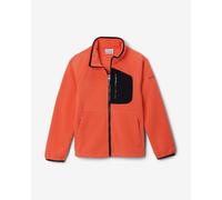 Veste polaire Columbia Fast Trek IV Fleece Full Zip orange rouge pour enfant - XXS