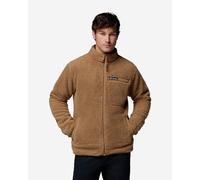 Columbia Fermeture à glissière intégrale Rugged Ridge High Pile, couche extérieure en polypolaire, matériau écologique, poche poitrine, poches pratiques, bordure de col flexible - Hommes