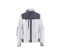Veste polaire coupe-vent Blåkläder 4955 Blanc/Gris clair Blaklader - 495525241094 M