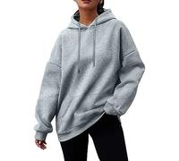 Veste Polaire en Col V Jacket Noël Maigrir Maille Automne Chemise de Noel Femme Moche Gros Chauffant Oversize Pulls de Noel Mode Coeur avec Sweat a Capuche Femme Gris 3XL