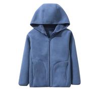 Veste Polaire Enfant Fille Hiver Chaud Sweat à Capuche Grande Taille Manteaux et Blousons Filles Hiver Sweatshirt Chaude Manteau Peluche en Sherpa Zippée Fleece Sweats Chaud en Peluche 3-17 Ans