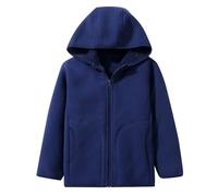 Veste Polaire Enfant Fille Hiver Chaud Sweat à Capuche Grande Taille Manteaux et Blousons Filles Hiver Sweatshirt Chaude Manteau Peluche en Sherpa Zippée Fleece Sweats Chaud en Peluche pour 3-17 Ans