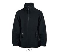 Veste Polaire Enfant - SOL'S - North - Noir - Anti-bouloche - 2 poches zippées 14 ans
