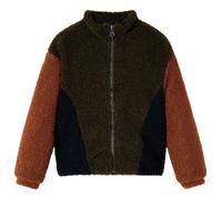 Veste polaire enfant - vidaXL - Manches longues - Khaki/Noir - Confortable et durable 5-6 ans