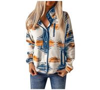 Veste Polaire Femme Hiver Veste Chaude en Micropolaire avec Capuche Vetement Pull Fourrure Blouson zippé Décontracté Chic Lâche Confortable Aventures en Plein Air Doux Confort Longues Manches