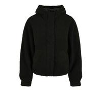 Veste Polaire Femme - URBAN CLASSICS - Sherpa - Capuche - Poche Kangourou - Noir L