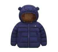 Veste Polaire Fille Manteau Enfant Hiver Chaud Doudoune Parka à Capuche en Fourrure Vestes Chaude d'hiver pour Ado Filles Coupe-vent Coat Manteaux et Blousons Vêtement de Plein Air pour 2-8 Ans