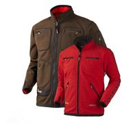 Veste polaire Härkila Kamko marron rouge Brun / rouge XXL
