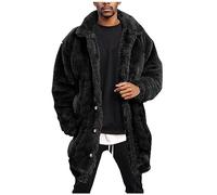 Veste Polaire Homme Chaude Veste Chauffante Homme Veste Homme Avec Poche Veste Fourrure Polaire Homme Manteau Homme Hiver Chaud Laine Blousons Homme Polaire Veste Laine Homme Stylé Parka Homme
