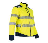 Veste polaire HV membrane FLASH JAUNE MARINE - LMA LEBEURRE - 2245 S