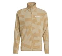 Adidas Terrex Multi Printed Full Zip Fleece Beige M Homme